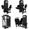 NAUTILUS 6 Piece Impact Lower Body Strength Machine Package