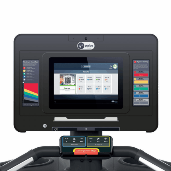 PULSE FITNESS X-Train Club Fixed Stride Cross Trainer with 10.1in Touchscreen Console - Image 2