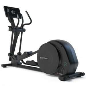 PULSE FITNESS X-Train Premium Fixed Stride Cross Trainer with 18.5in Touchscreen Console