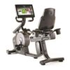 PULSE FITNESS Premium Recumbent Bike with 18.5in Touchscreen Console