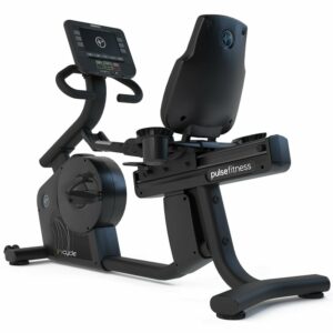PULSE FITNESS Club Line Recumbent Bike with 10.1in Console