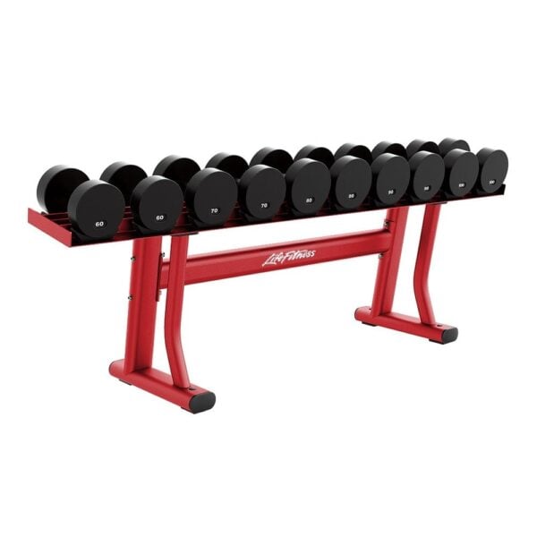 LIFE FITNESS Signature Series Single Tier Dumbbell Rack - Image 2