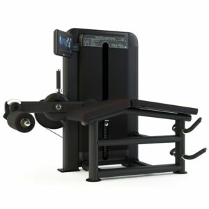 PULSE FITNESS Premium Line Lying Leg Curl with 10.1in Touchscreen Console