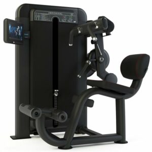 PULSE FITNESS Premium Line Abdominal Crunch with 10.1in Touchscreen Console
