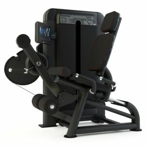 PULSE FITNESS Premium Line Seated Leg Extension with 10.1in Touchscreen Console