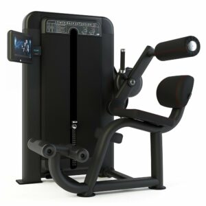 PULSE FITNESS Premium Line Lower Back Extension with 10.1in Touchscreen Console