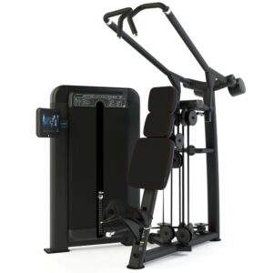 PULSE FITNESS Premium Line Seated Lat Pulldown (Ind. Arm) with 10.1in Touchscreen Console