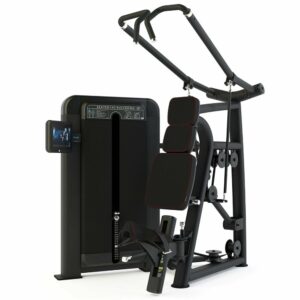 PULSE FITNESS Premium Line Seated Lat Pulldown with 10.1in Touchscreen Console