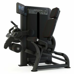PULSE FITNESS Premium Line Seated Leg Curl with 10.1in Touchscreen Console