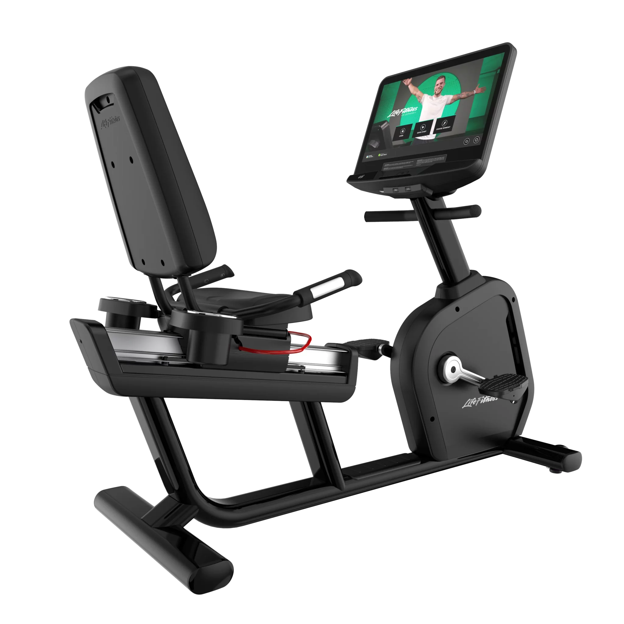 LIFE FITNESS INTEGRITY LIFECYCLE RECUMBENT BIKE WITH SE4HD CONSOLE Pinnacle Fitness