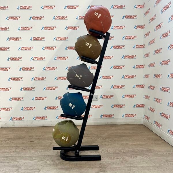 YORK MEDICINE BALLS WITH HANDLES AND STORAGE RACK - Image 5