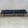 Life Fitness Urethane Dumbbell Set 2kg to 40kg with 2 Escape Storage Racks