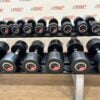 Life Fitness Urethane Dumbbell Set 2kg to 40kg with 2 Escape Storage Racks