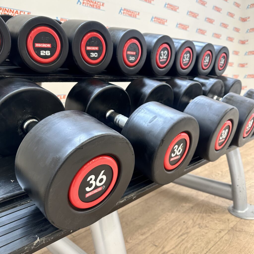 ESCAPE SBX DUMBBELL SETS 26kg to 40kg & RACK - Image 4