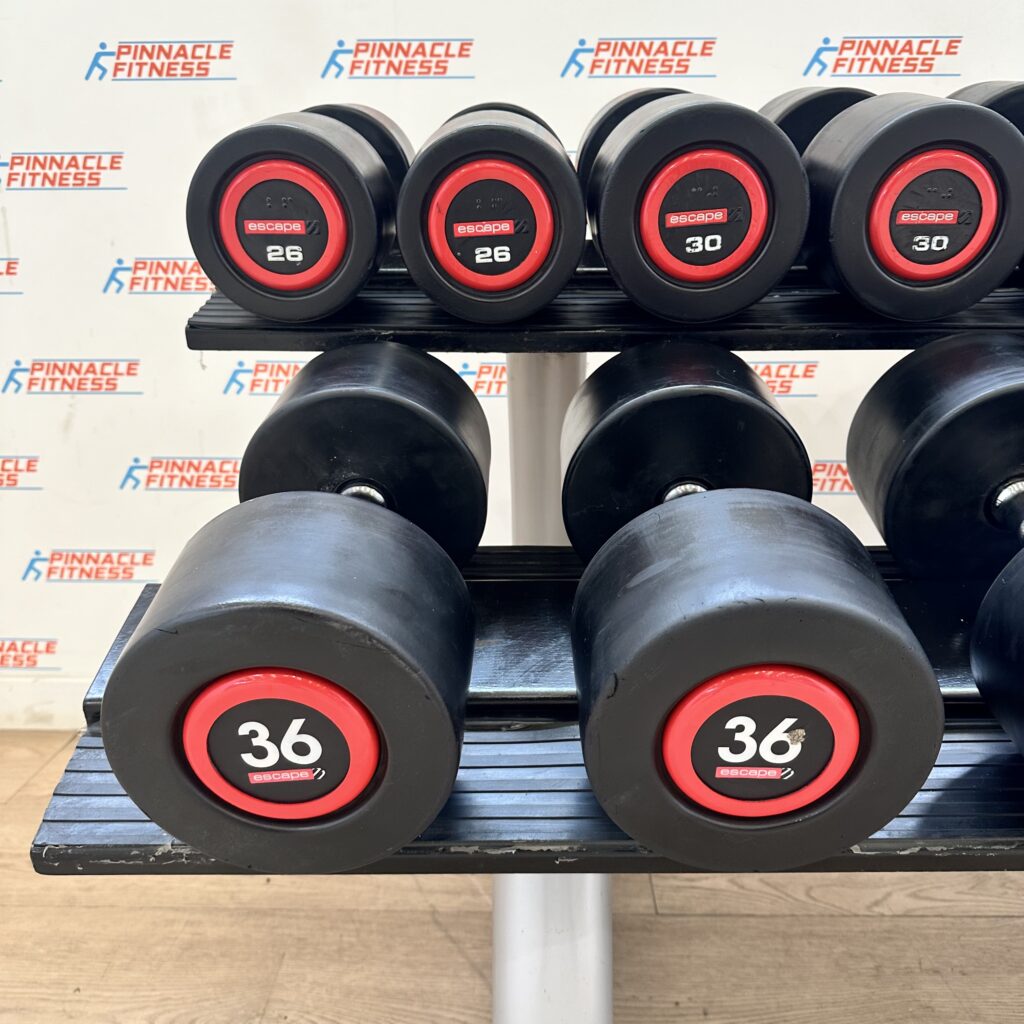 ESCAPE SBX DUMBBELL SETS 26kg to 40kg & RACK - Image 10