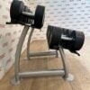 Technogym Urethane Dumbbell Set 42kg to 50kg with Rack