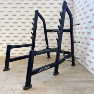Life Fitness Signature Series Olympic Squat Rack (Onyx Black)