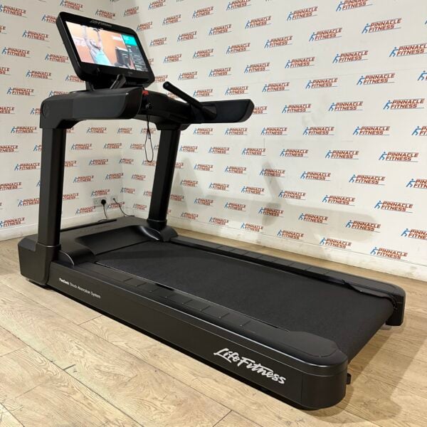 Life Fitness Integrity + Treadmill with Discover SE3HD Console Satin Black Edition