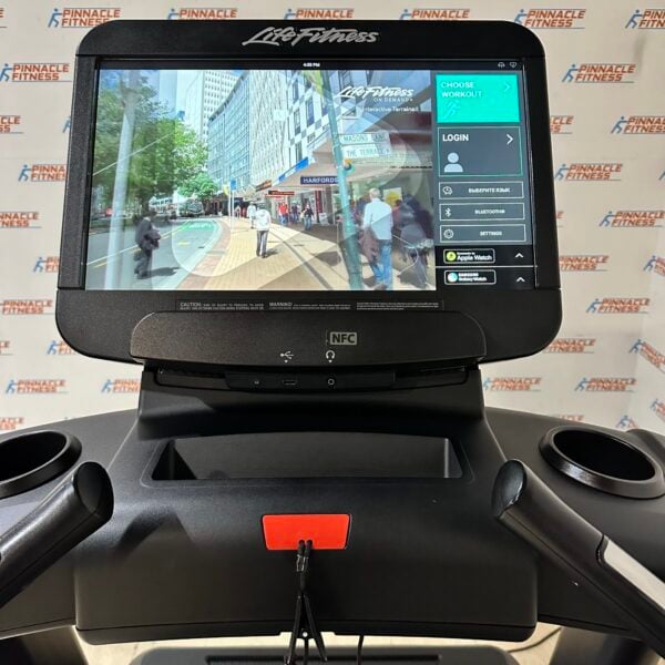 Life Fitness Integrity + Treadmill with Discover SE3HD Console Satin Black Edition - Image 14