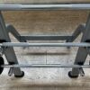 York Fixed Rubber Barbell Set with Storage Rack