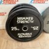 Hammer Strength Urethane Bumper Plate Set 150kg