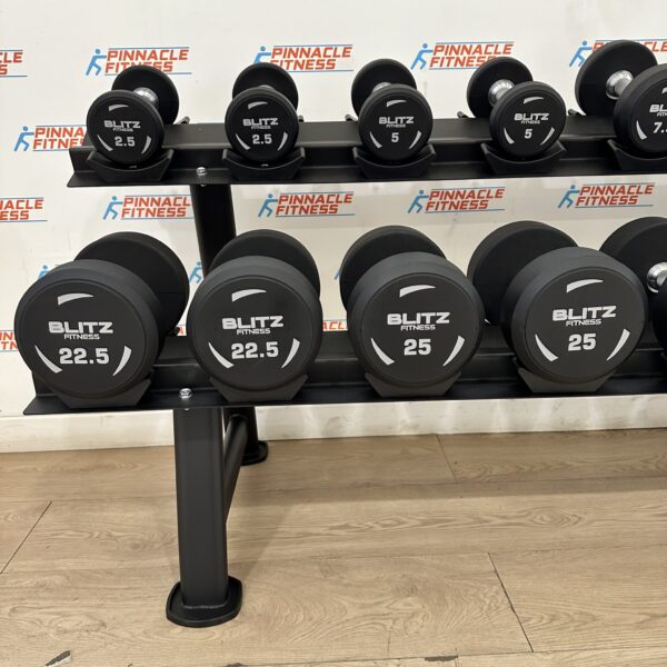 Urethane Dumbbells Set 2.5kg to 40kg by BLITZ FITNESS - Image 3