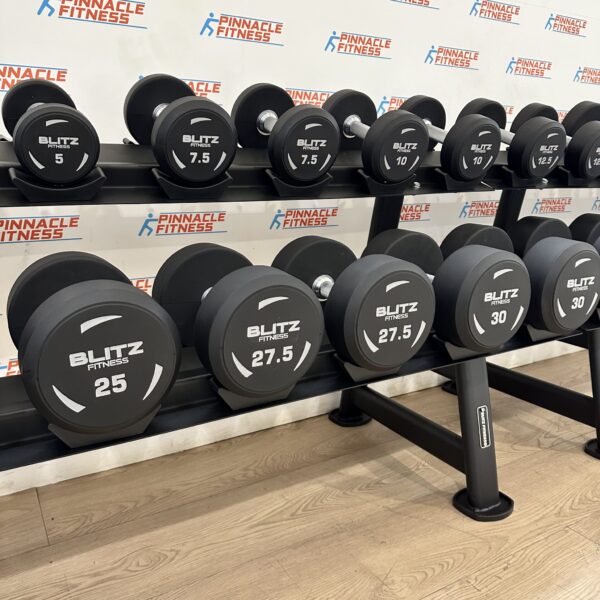 Urethane Dumbbells Set 2.5kg to 40kg by BLITZ FITNESS - Image 4