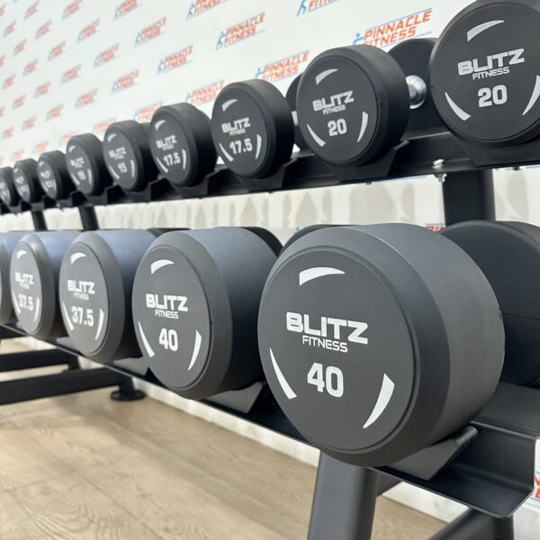 Urethane Dumbbells Set 2.5kg to 40kg by BLITZ FITNESS - Image 8