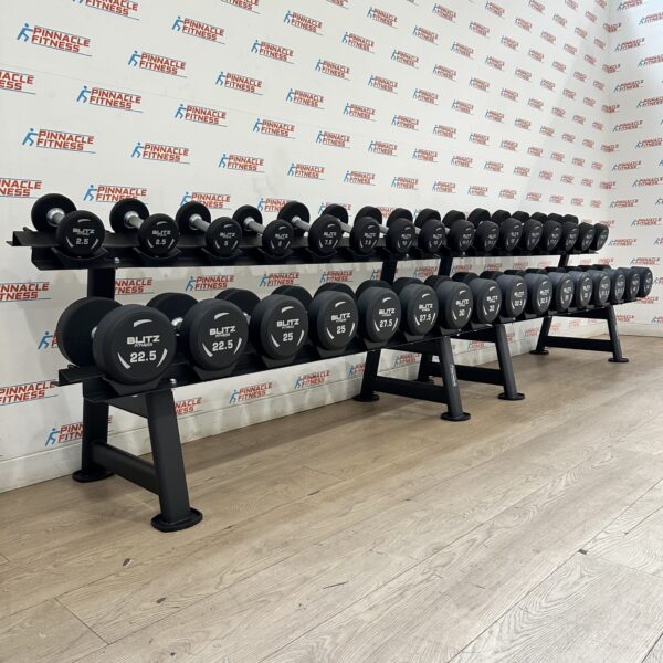 Urethane Dumbbells Set 2.5kg to 40kg by BLITZ FITNESS - Image 16