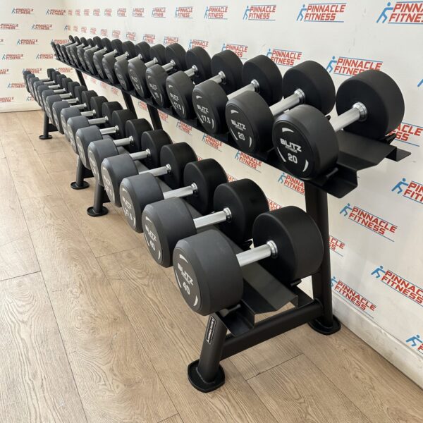 Urethane Dumbbells Set 2.5kg to 40kg by BLITZ FITNESS - Image 2