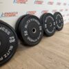150 kg Black Rubber Bumper Plate Set