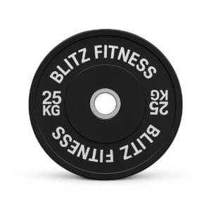 Black Rubber Bumper Plate Set 150kg