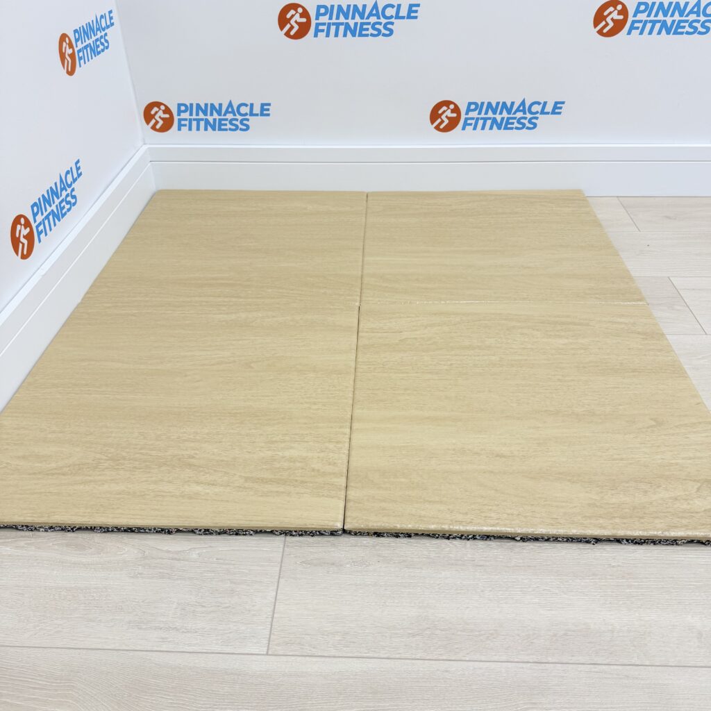 Oak Wood Effect Rubber Gym Flooring by Blitz Fitness - Image 8