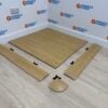 Oak Wood Effect Rubber Gym Flooring by Blitz Fitness