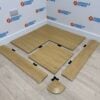 Oak Wood Effect Rubber Gym Flooring by Blitz Fitness