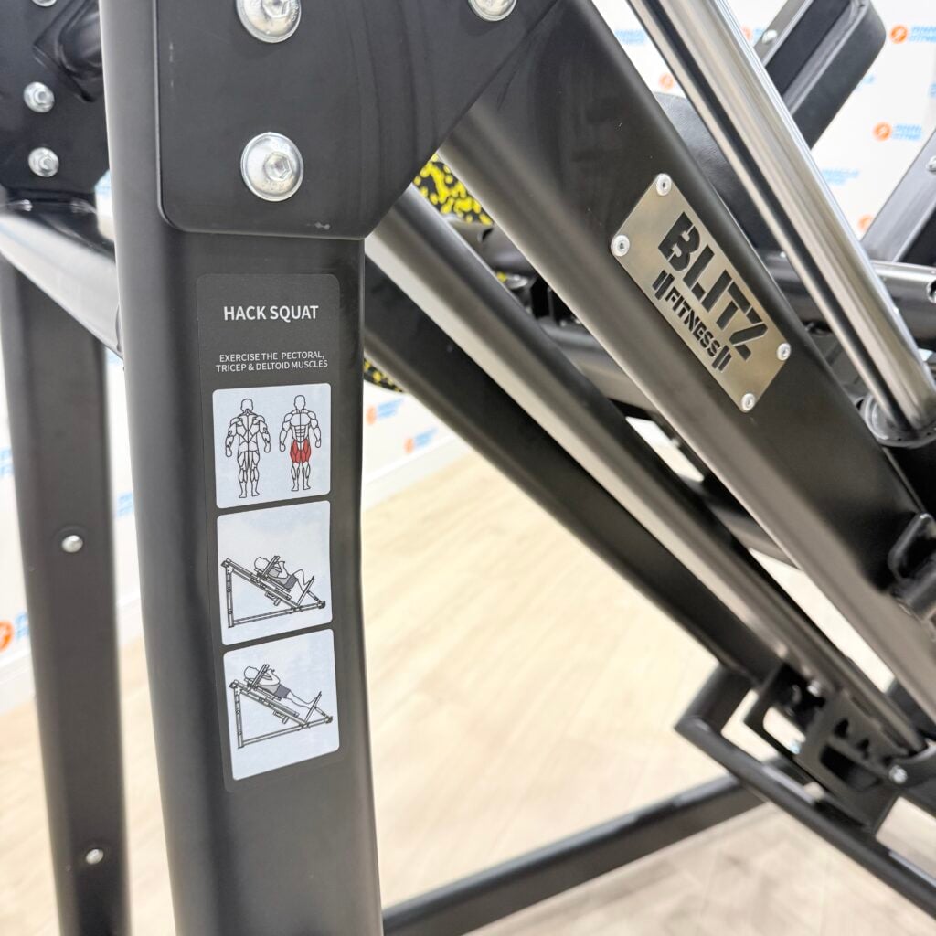 Plate Loaded Linear Hack Squat by BLITZ FITNESS - Image 12