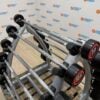 Escape Fitness Fixed Barbell Set with 10 Bar Rack