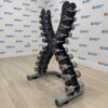Escape Chrome Dumbbell Set 1-10kg with X Rack
