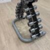 Escape Chrome Dumbbell Set 1-10kg with X Rack