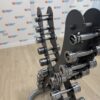 Escape Chrome Dumbbell Set 1-10kg with X Rack