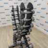 Escape Chrome Dumbbell Set 1-10kg with X Rack