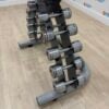 Escape Chrome Dumbbell Set 1-10kg with X Rack