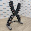 Escape Fitness Chrome Dumbbell Set 1-9kg with Rack