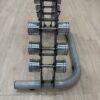 Escape Fitness Chrome Dumbbell Set 1-9kg with Rack