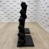 Hex Rubber Dumbbell Set 12.5kg to 30kg with Jordan Vertical Racks