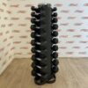 hex rubber dumbbell set