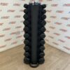 hex rubber dumbbell set
