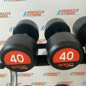 Origin Premium Round Rubber Dumbbells