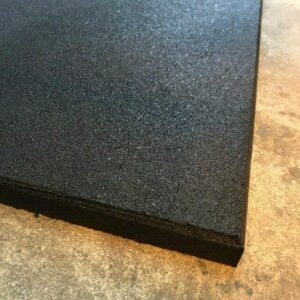 Rubber Gym Flooring 1m x 1m x 15mm By Blitz Fitness *Brand New*