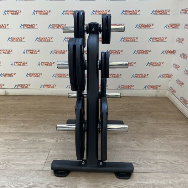 Olympic Weight Plates Set 107.5kg w/ Storage Rack - New - Image 8